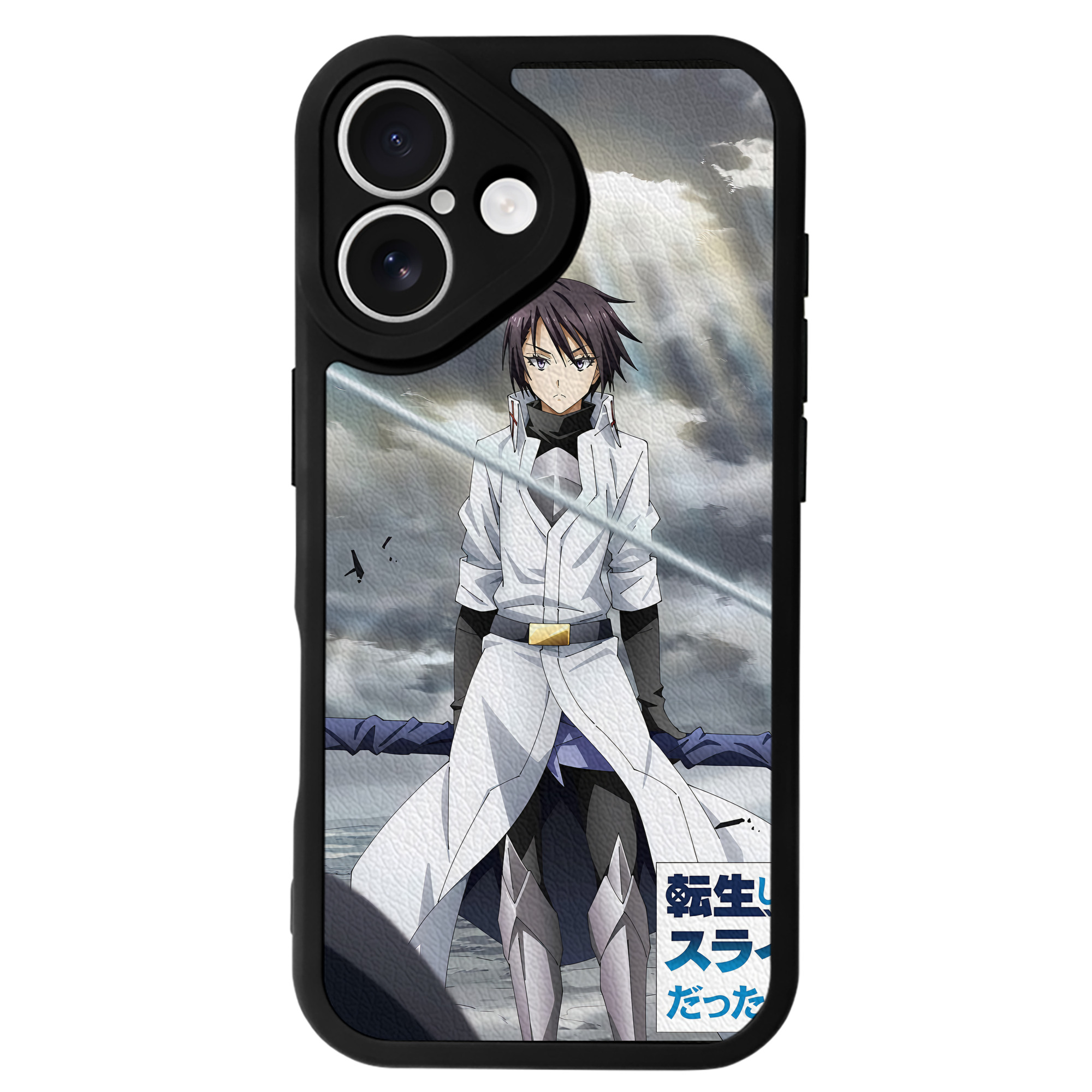 （画像用） 転スラ Regarding Reincarnated to Slime 【iPhone 16シリーズ対応】シリコンスマホケース（レザー調） 材質：シリコン